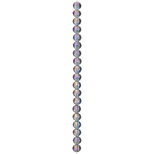 12 Pack: Purple Faceted Glass Round Beads, 10mm by Bead Landing™